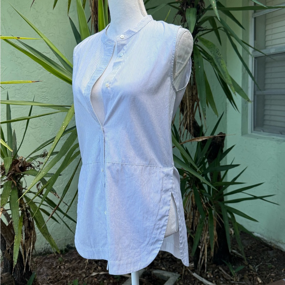 VINCE Pinstripe Button Down
